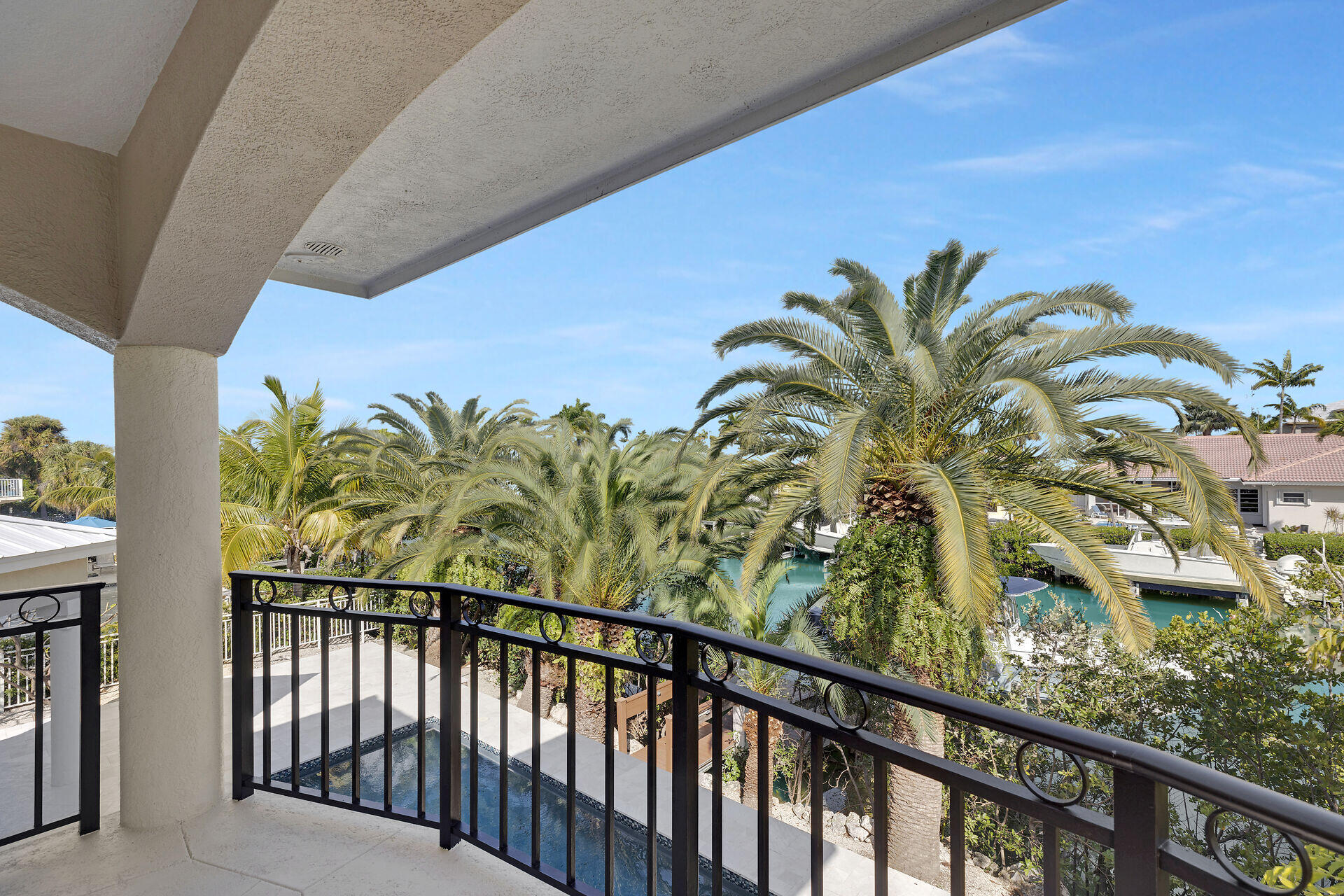 210 14th Street Key Colony Beach, FL 33051 - Photo 48 of 78 Balcony Facing Canal