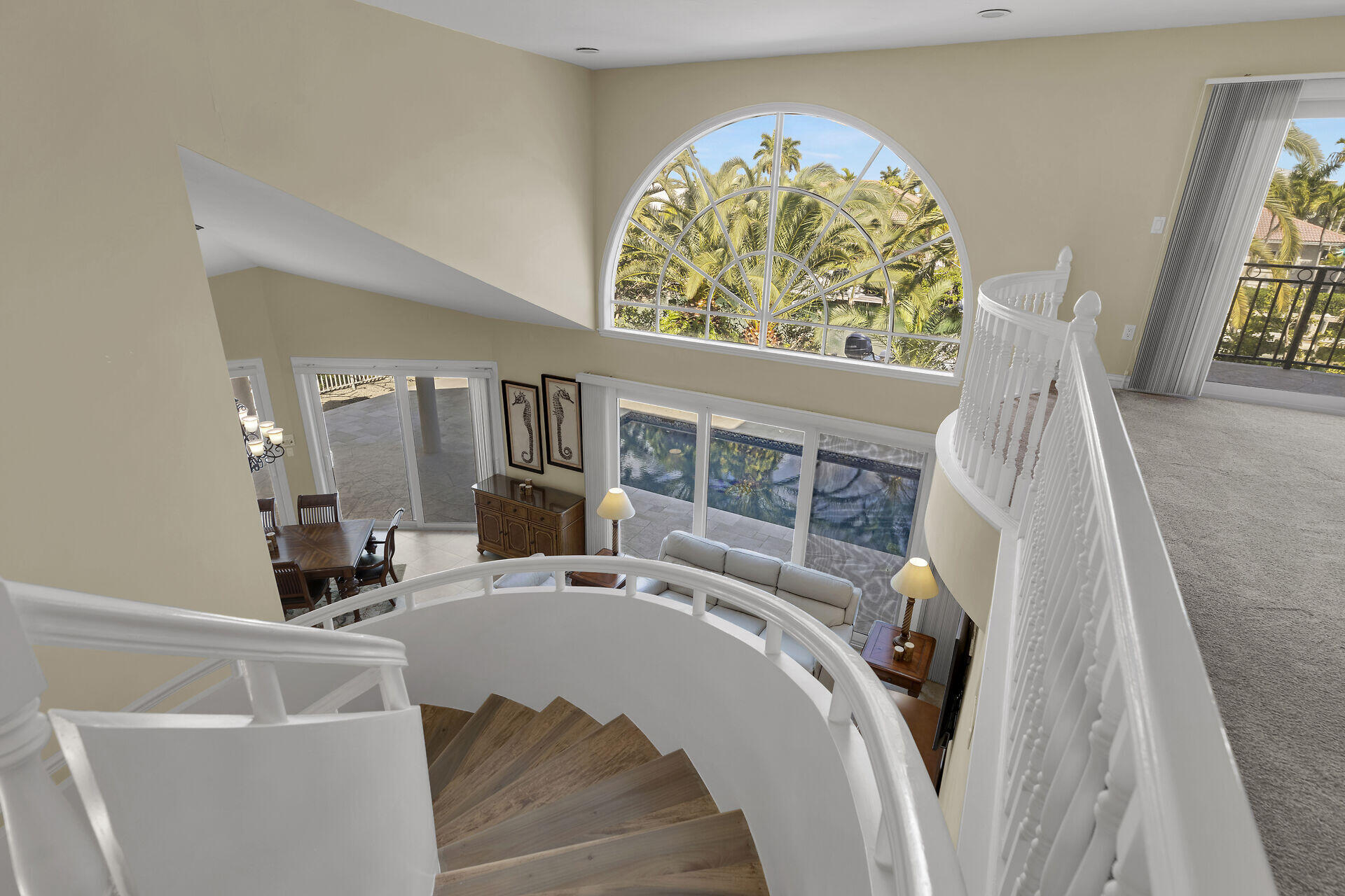 210 14th Street Key Colony Beach, FL 33051 - Photo 59 of 78 View of Living & Spiral Staircase
