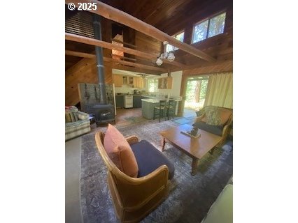 64 Northwoods Cougar, WA 98616 - Photo 2 of 22 a living room with furniture and a large window