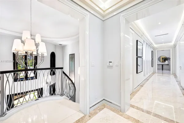 a view of a swimming pool with a lounge chairs