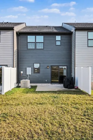 a view of a house with a patio