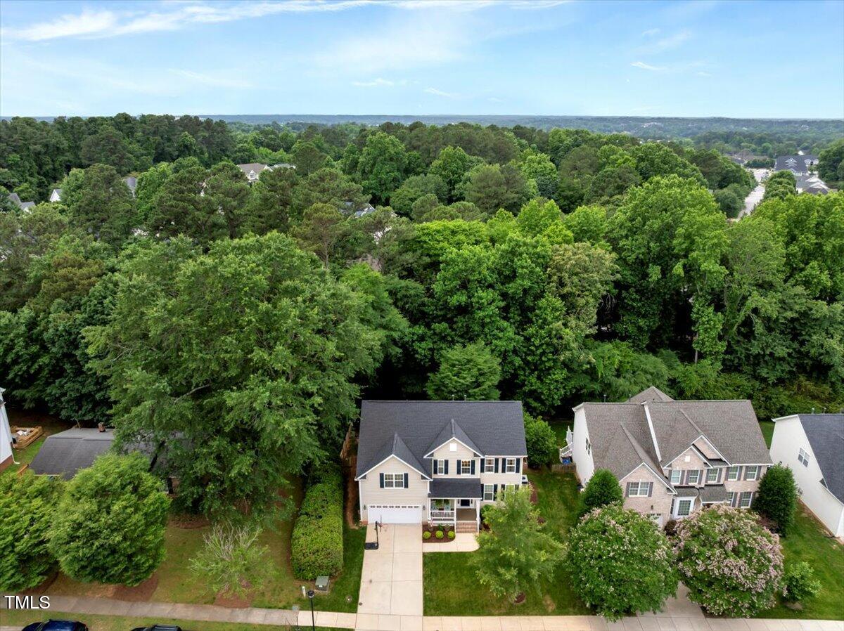 201 Forbes Road Wake Forest, NC 27587 - Photo 39 of 42 an aerial view of a house with a yard