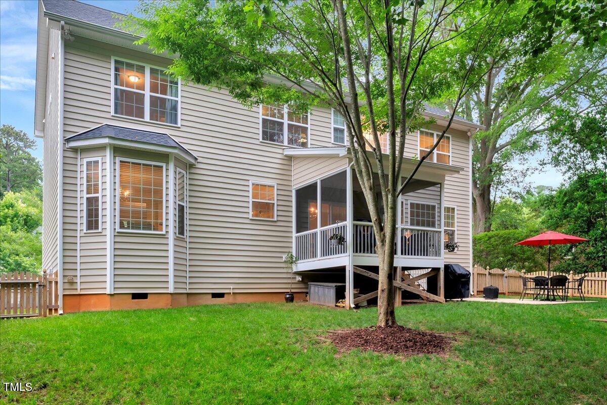 201 Forbes Road Wake Forest, NC 27587 - Photo 8 of 42 a view of a house with backyard