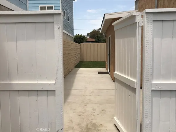 a view of a door of the house