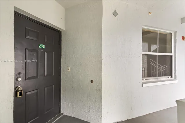 a view of front door