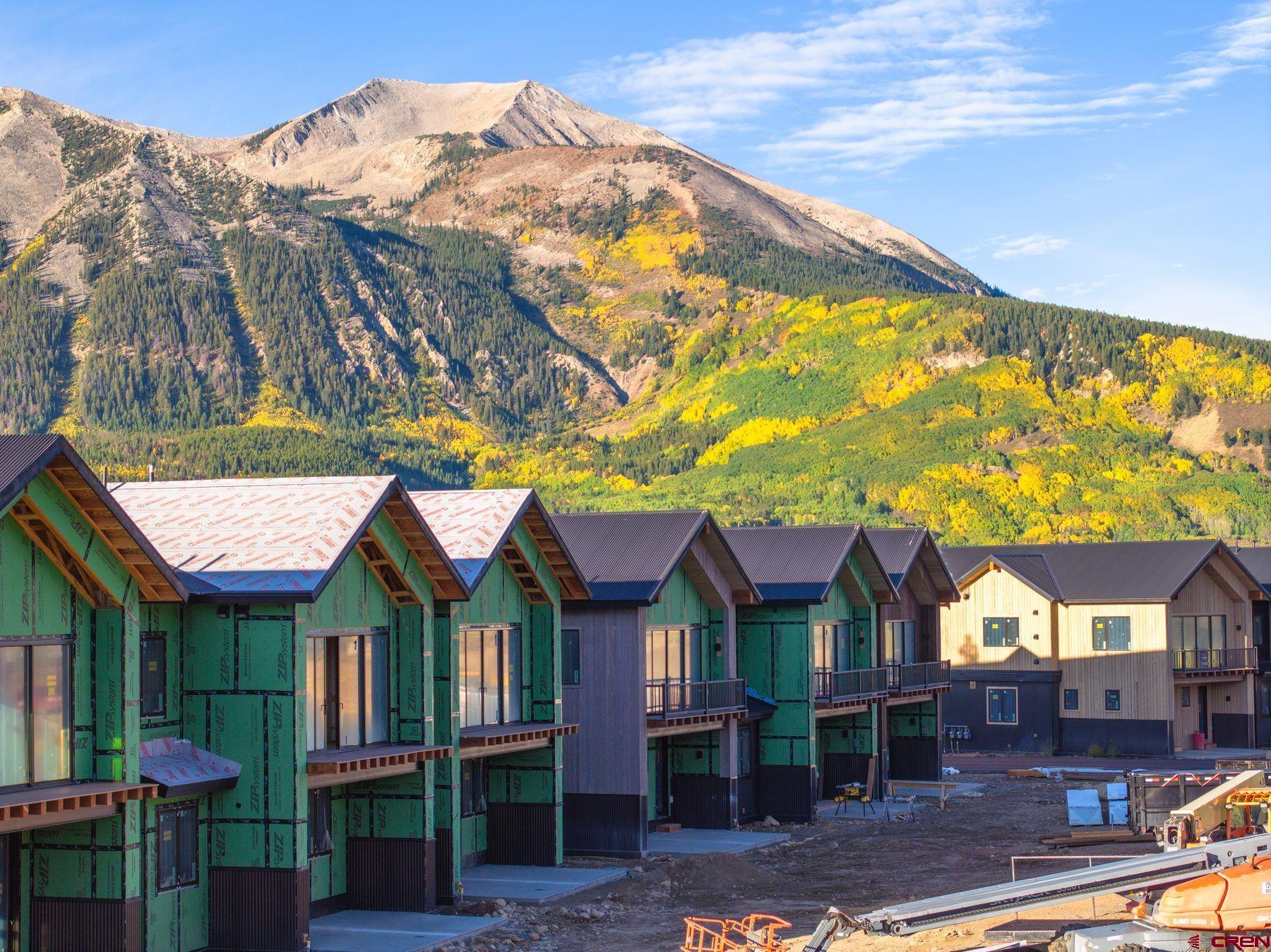 180 Elk Valley Road, Unit 118 Crested Butte, CO 81224 - Photo 17 of 26 a front view of a house with a yard