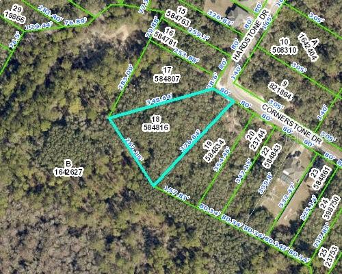 Corner Stone Dr Ridge Manor Webster, FL 33597 - Photo 1 of 1 a sign that is sitting on a tree