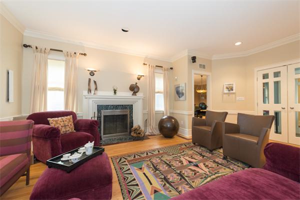 221 Reservoir Road Brookline, MA 02467 - Photo 5 of 30 a living room with furniture rug and window