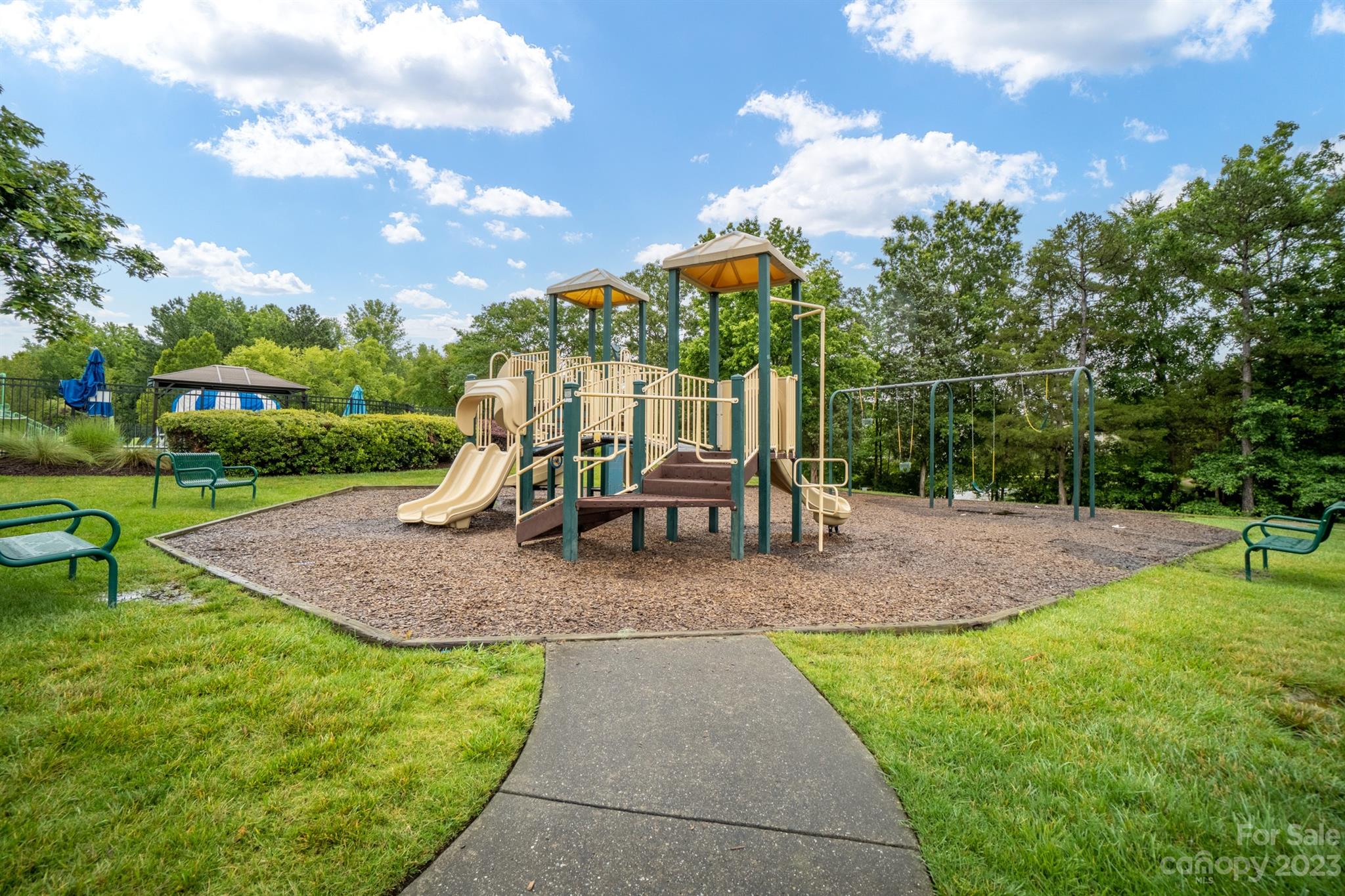 13723 Porter Creek Road Charlotte, NC 28262 - Photo 38 of 40 a view of a park with slide