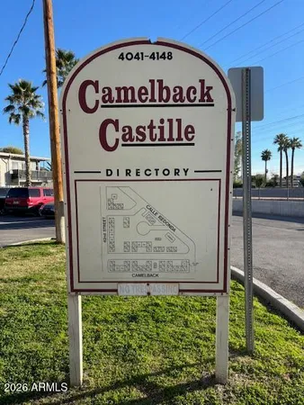 a sign on the side of the building