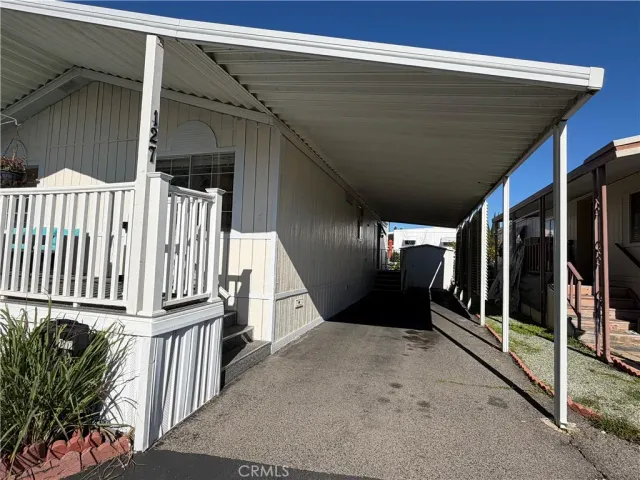 a view of two couches in the patio