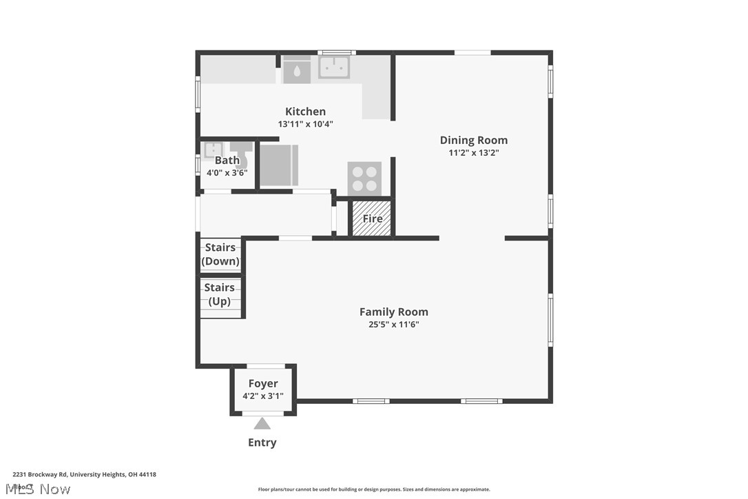 2231 Brockway Road University Heights, OH 44118 - Photo 42 of 46 Floor #1 floor plan