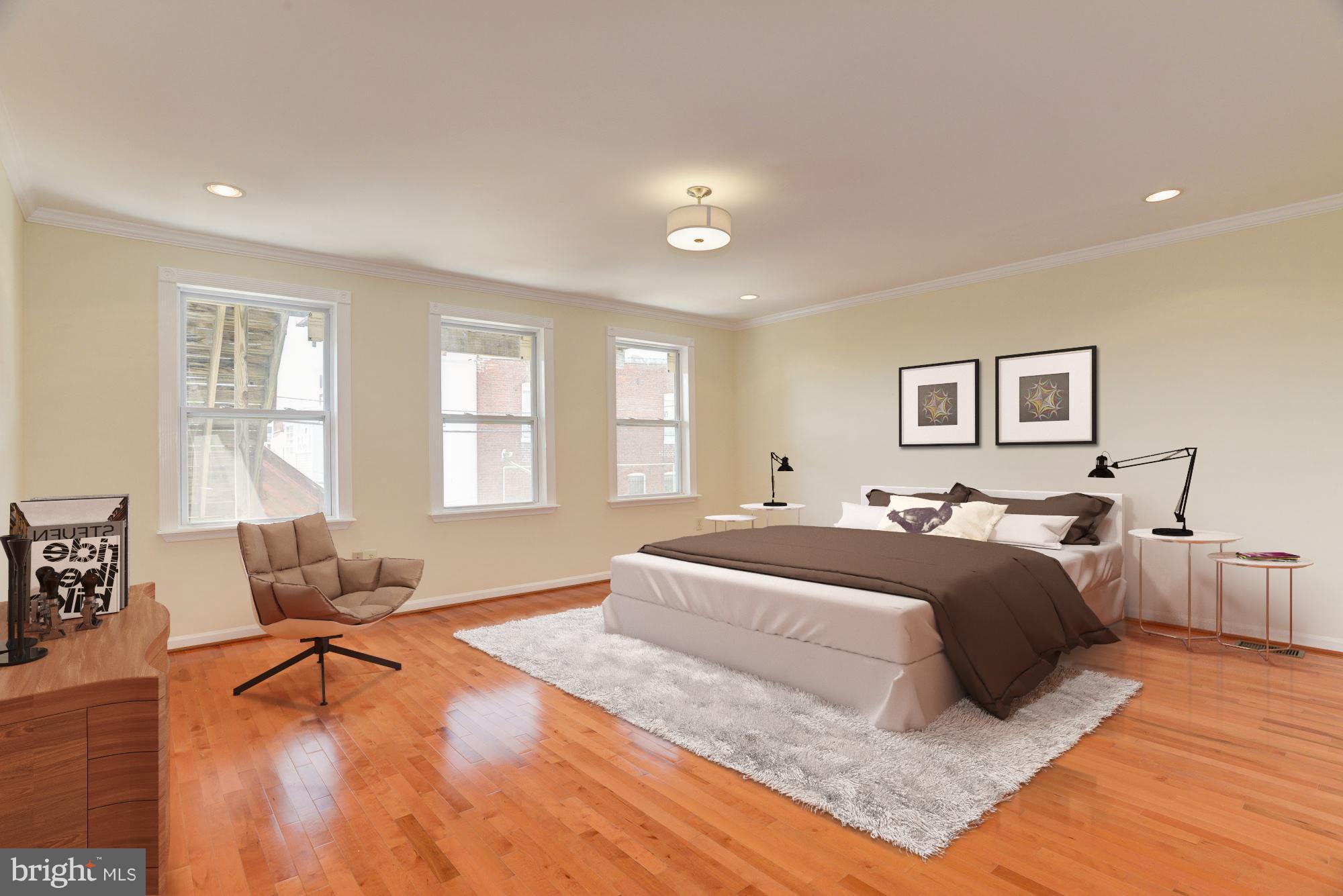 2028 North Capitol Street Northwest, Unit 2 Washington, DC 20002 - Photo 5 of 29 Bedroom (Master)