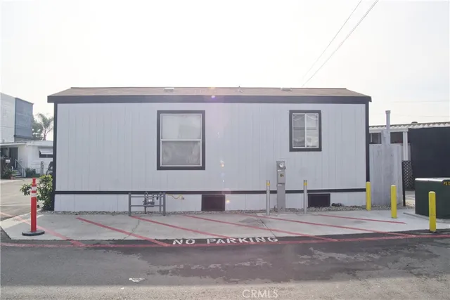a view of a house with a outdoor space