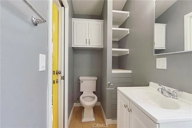 a bathroom with a sink and a toilet
