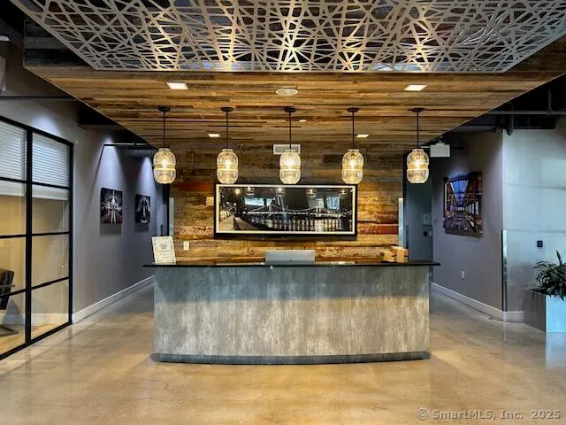 a view of a water heater room