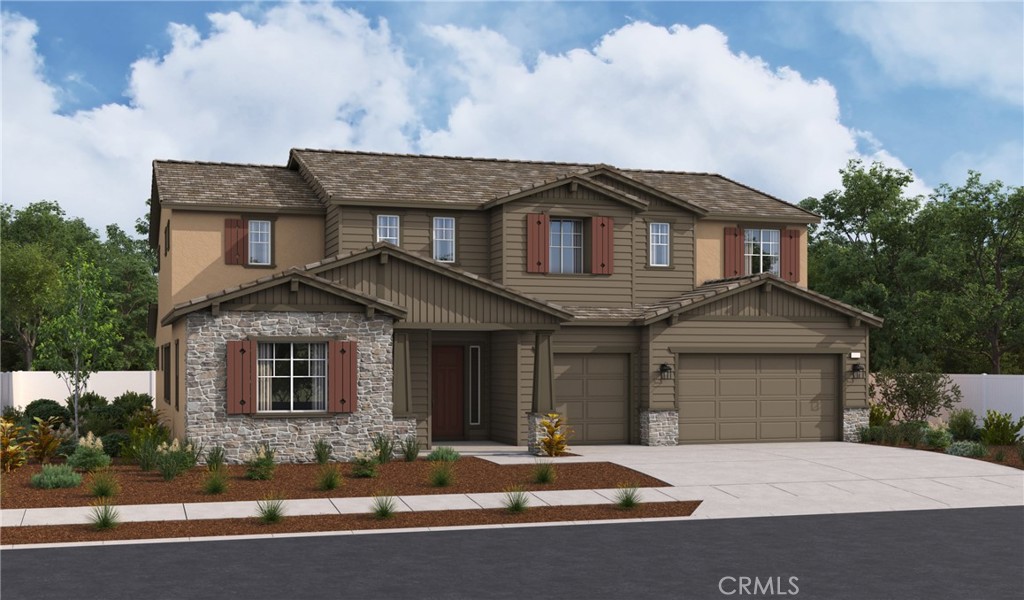 39502 South Fiesta Ranch Road Temecula, CA 92591 - Photo 1 of 1 a front view of a house with a garden