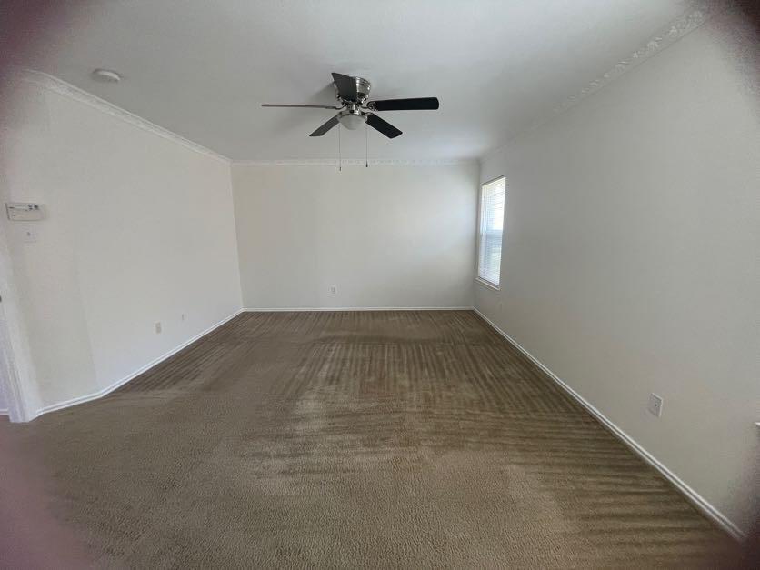 12645 Pricklybranch Drive Fort Worth, TX 76244 - Photo 18 of 21 an empty room with a ceiling fan and window