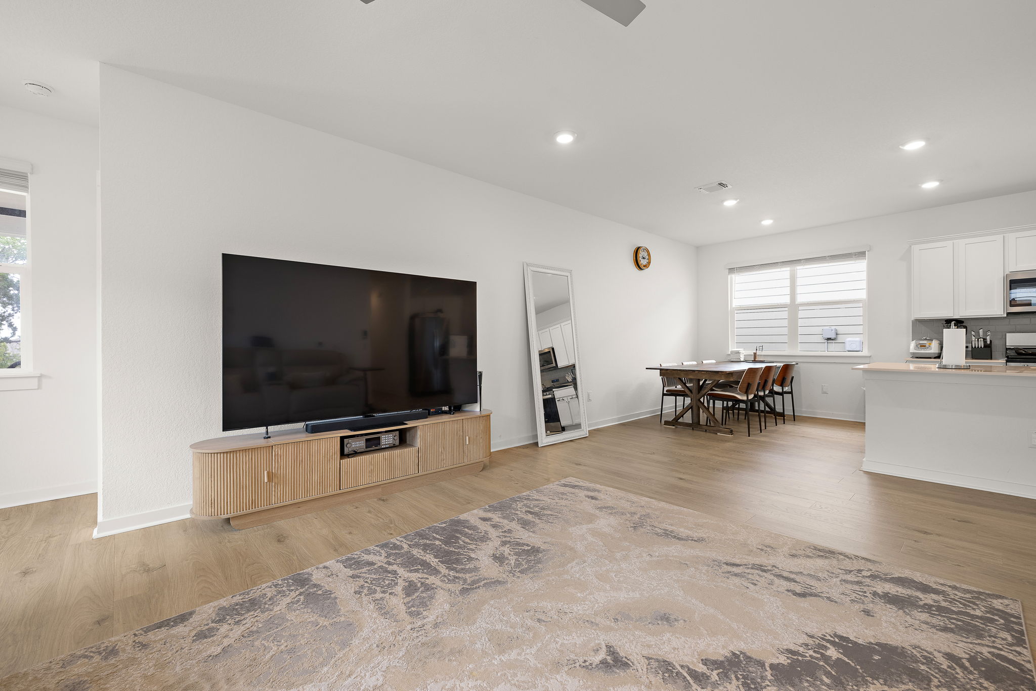 2313 Ranier Court Austin, TX 78754 - Photo 5 of 22 a living room with furniture and a flat screen tv