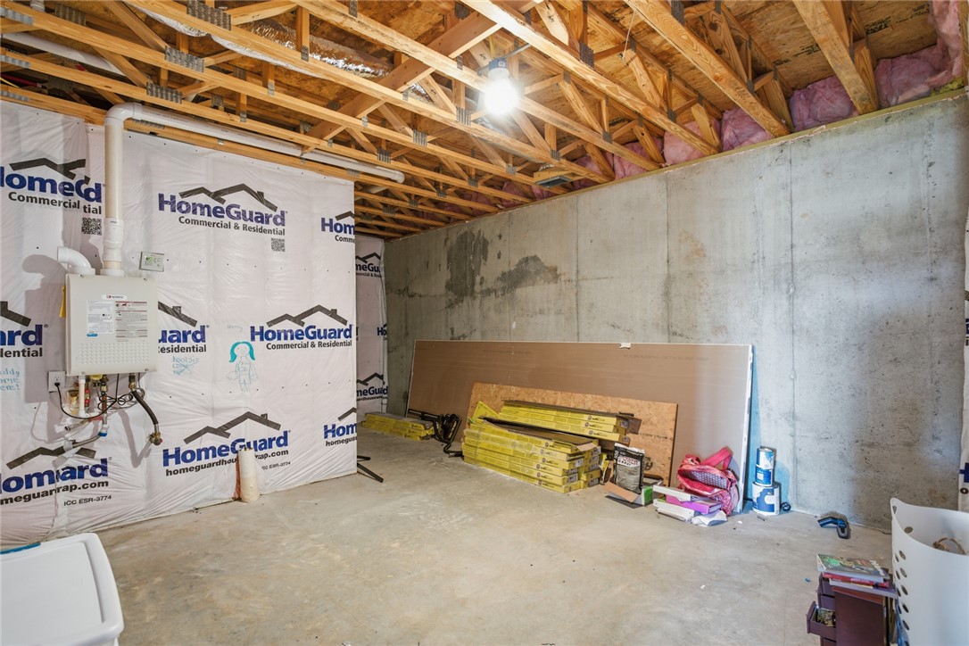 426 Oak Creek Road Seneca, SC 29678 - Photo 33 of 50 Unfinished basement space offers a blank canvas for future expansion.