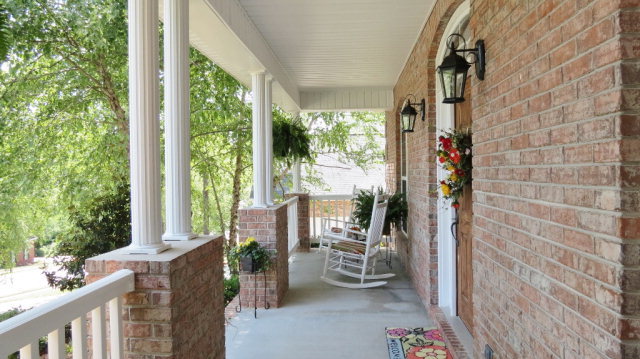 320 Eagle Ridge Road Macon, GA 31216 - Photo 35 of 35 a view of balcony with two chairs and a table