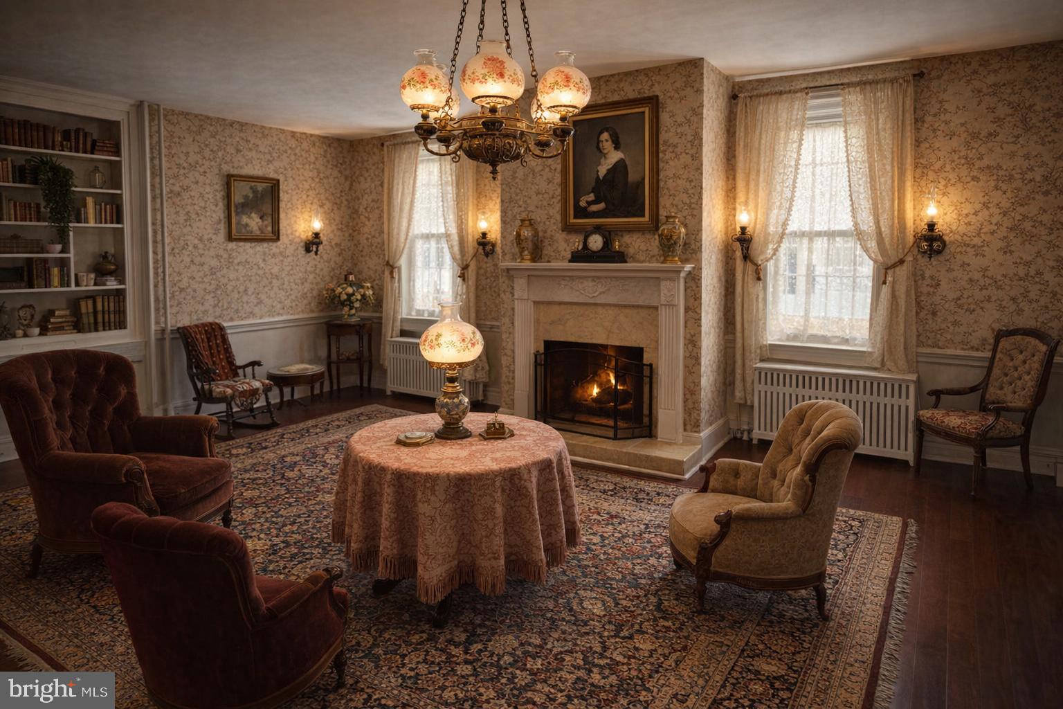 414 High Street New Windsor, MD 21776 - Photo 50 of 51 Livingroom flashback to 1872 (via AI)