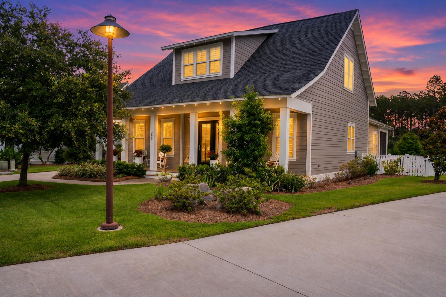 229 Sandchase Circle Inlet Beach, FL 32461 - Photo 66 of 107 Exterior - Twilight