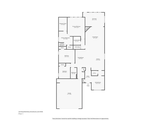 $614,900 | 316 Westfield Bend, Woodstock, GA 30188