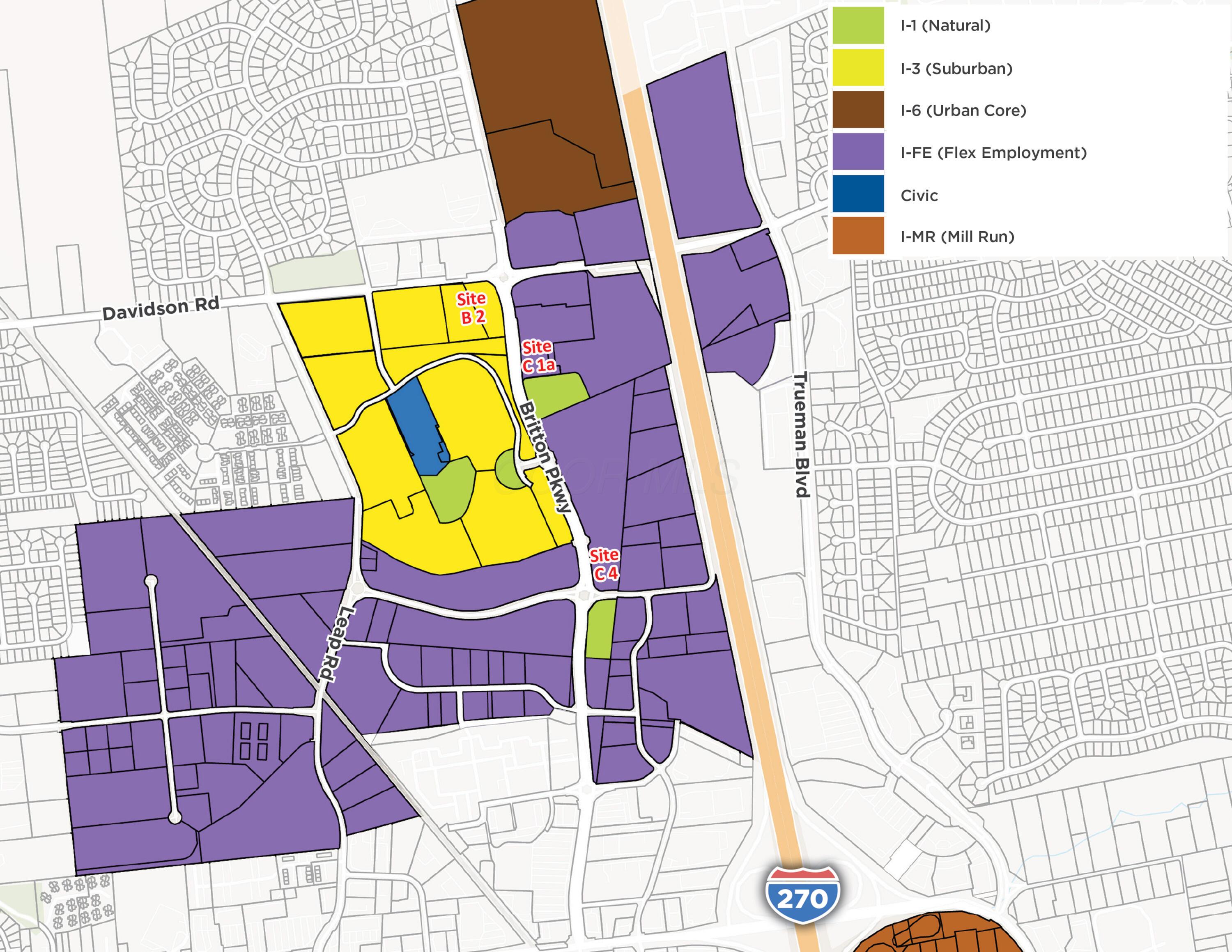 0 Davidson Road Hilliard, OH 43026 - Photo 6 of 7 Zoning Map