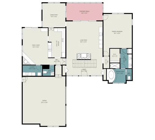 a picture of floor plan