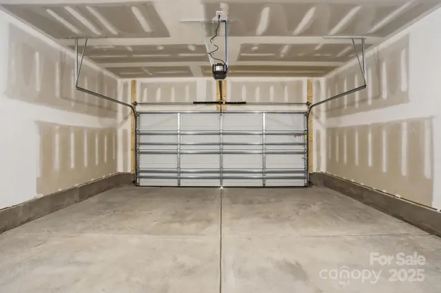 a view of a room with storage