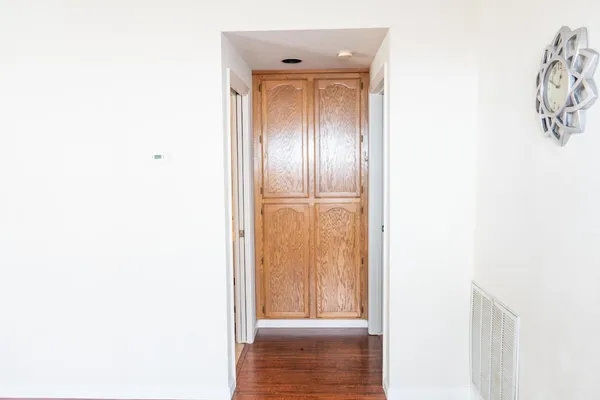 a view of hallway with window