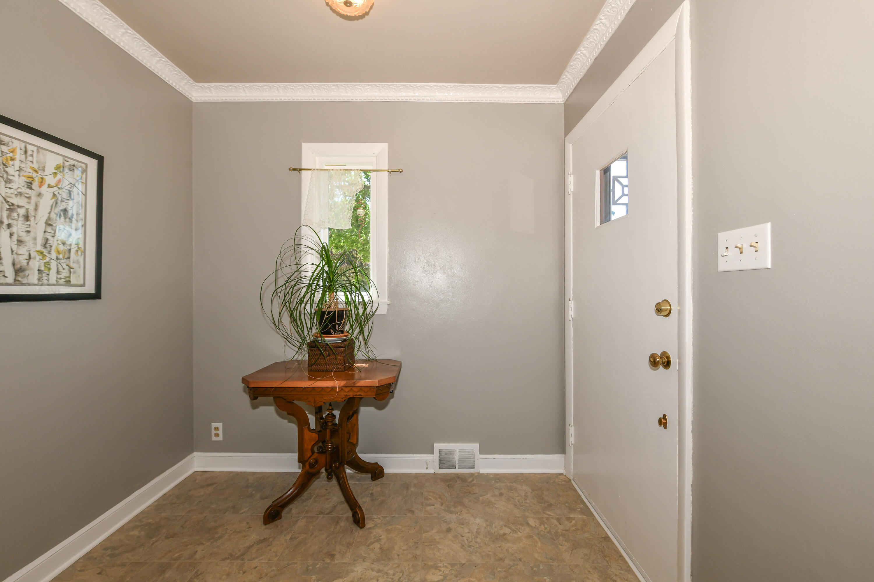 9740 West Center Street Milwaukee, WI 53222 - Photo 5 of 49 Crown Molding in Foyer