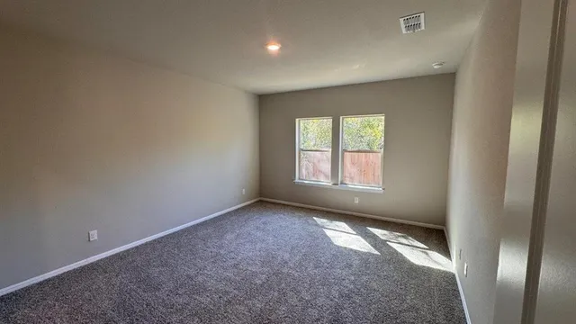 a close view of closet