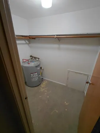 a close view of washer and dryer