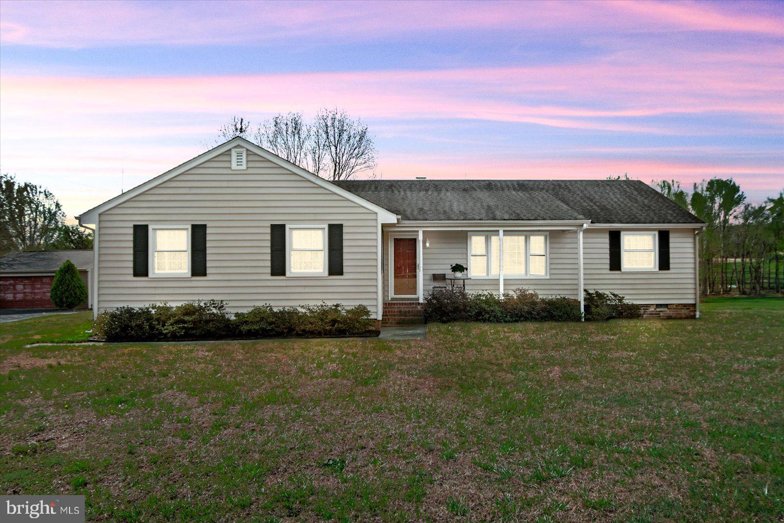 Immaculate home with serene sunset hues.