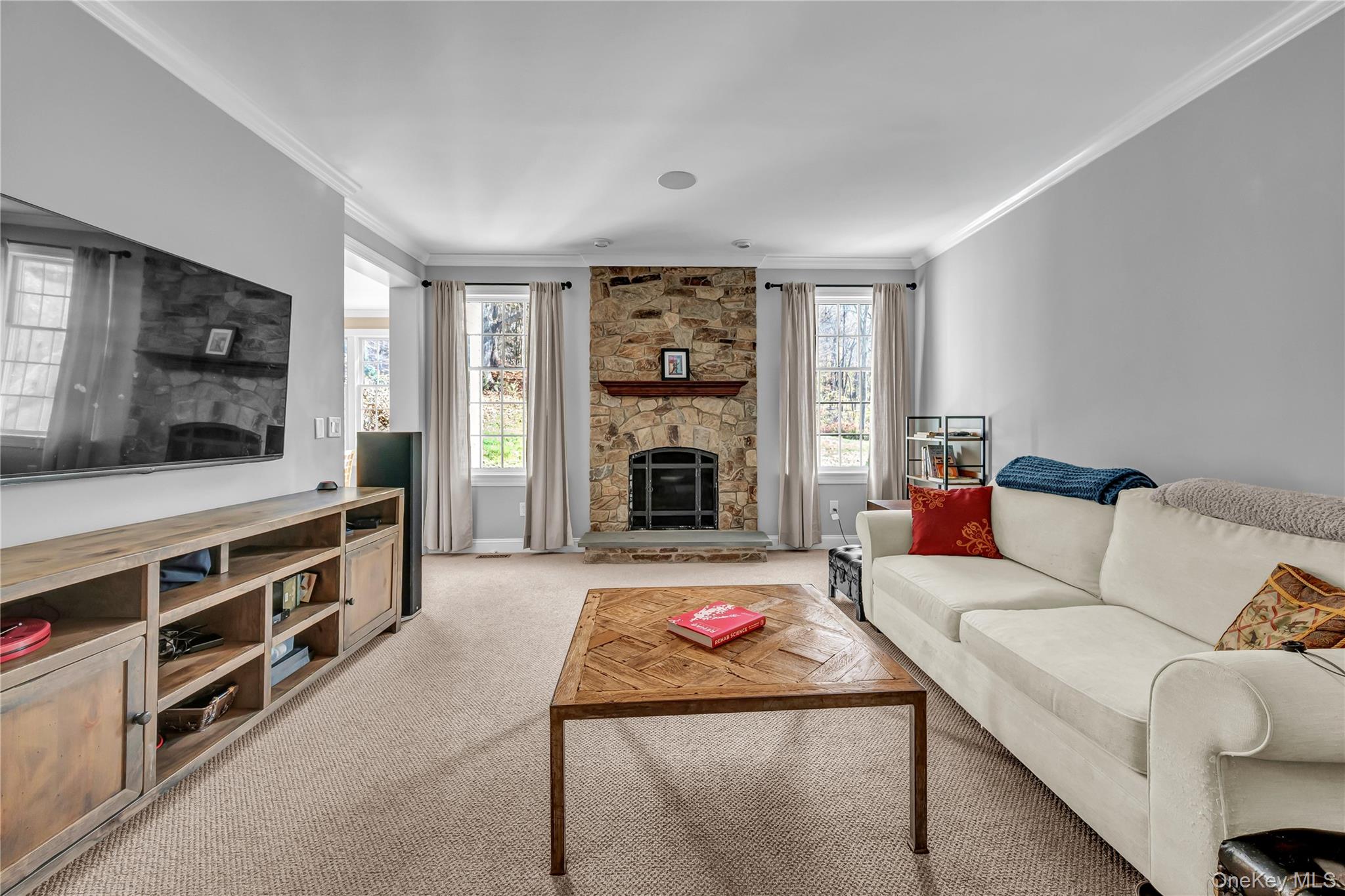 424 Gage Road Brewster, NY 10509 - Photo 9 of 42 a living room with furniture and a flat screen tv