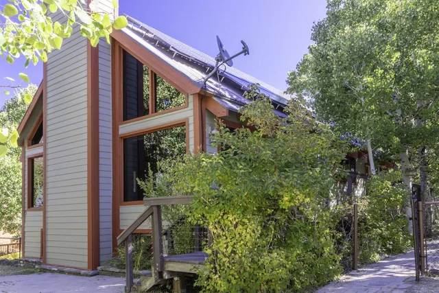 a view of a house with a tree