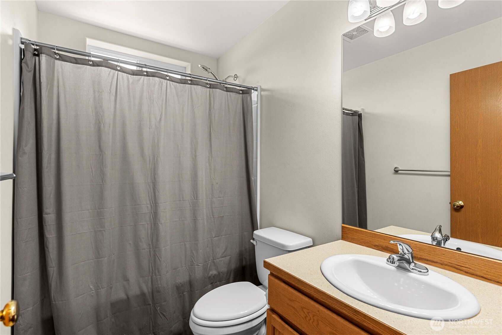 1308 Tractor Loop East Wenatchee, WA 98802 - Photo 19 of 35 a bathroom with a sink toilet and shower