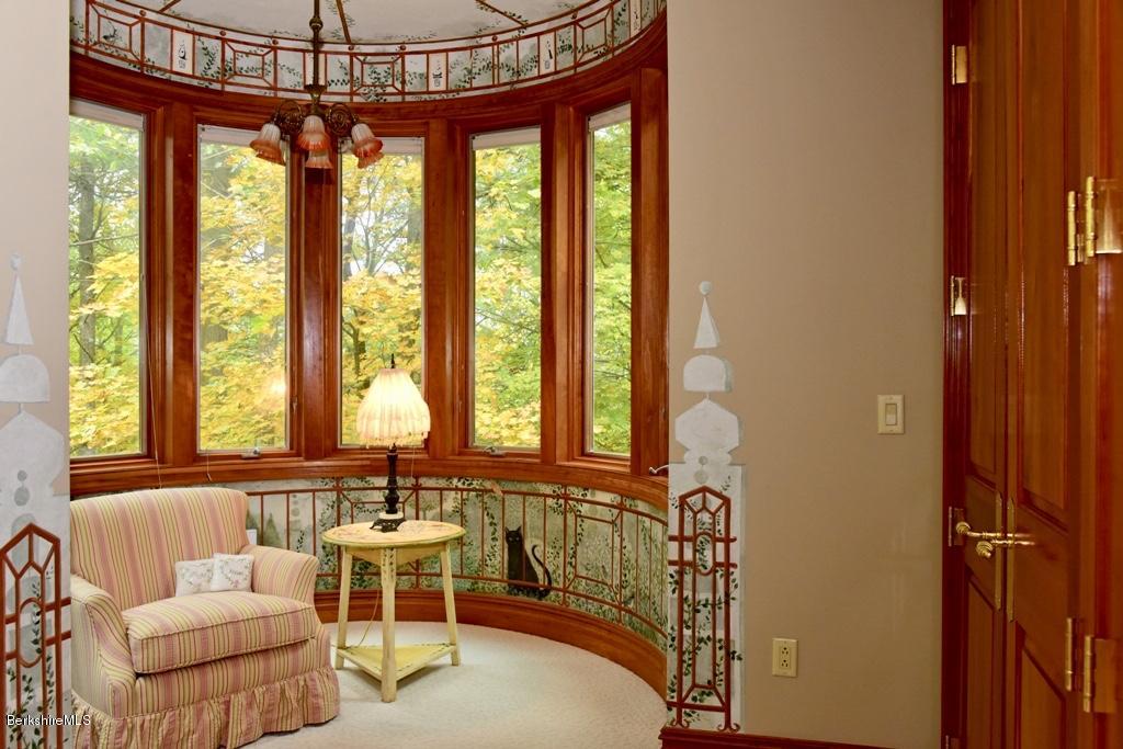 182 Jug End Road Egremont, MA 01230 - Photo 45 of 61 Master Bedroom #2 Turret Sitting Area