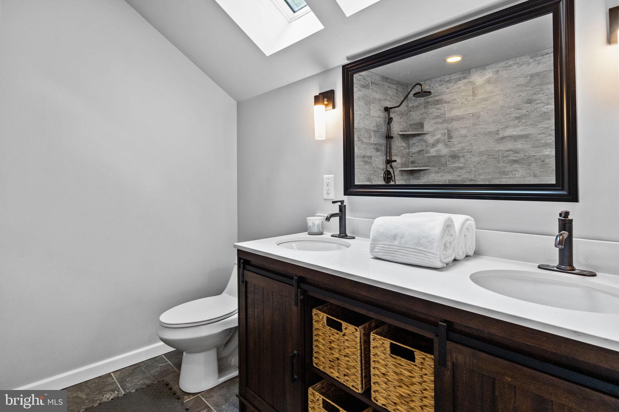 731 Linton Hill Road Newtown, PA 18940 - Photo 23 of 41 Ensuite Bathroom with skylights