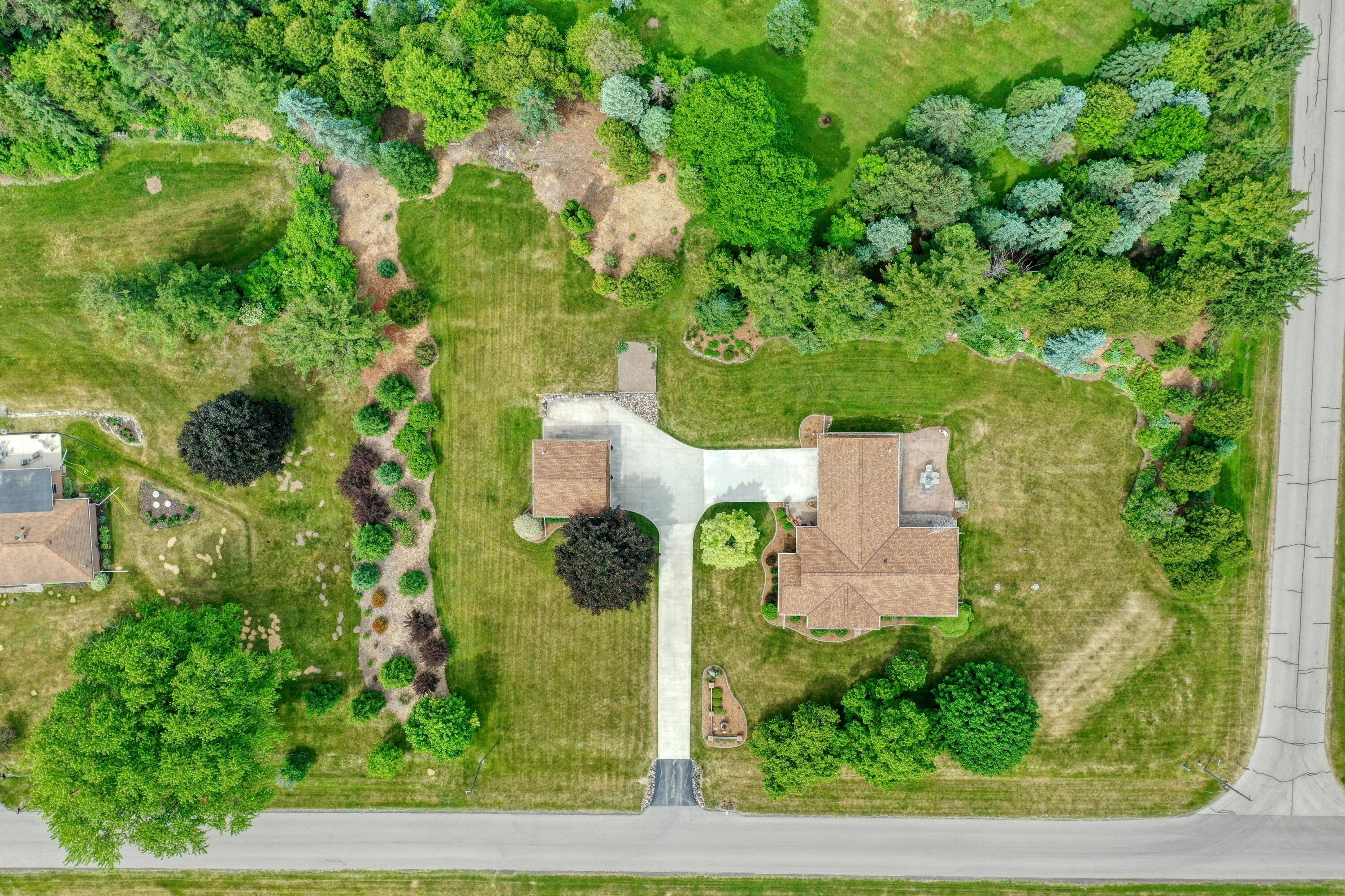 6715 Alpine Drive Addison, WI 53090 - Photo 44 of 59 View From Above