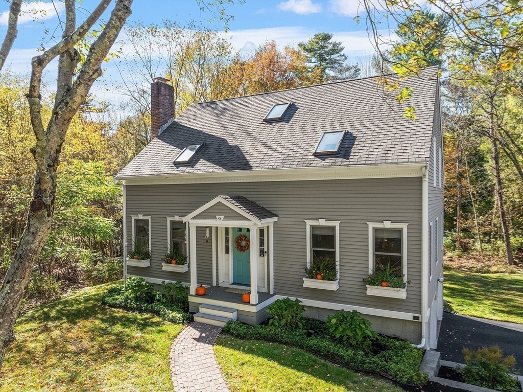 55 Carroll Road Grafton, MA 01536 - Photo 40 of 40 front view of house with a yard