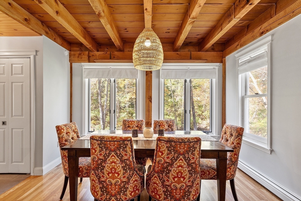 55 Carroll Road Grafton, MA 01536 - Photo 7 of 40 a view of a dining room with furniture window and outside view
