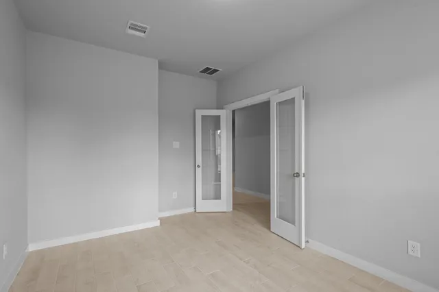 a view of an empty room