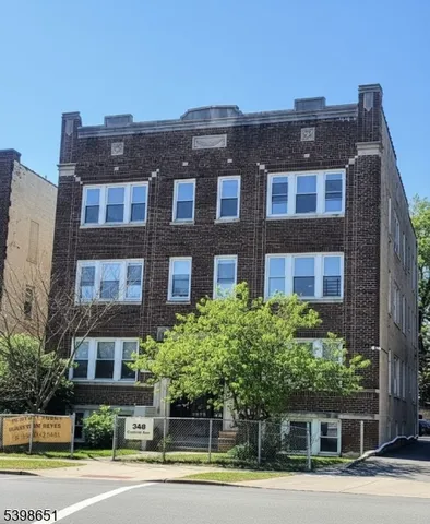 a front view of a multi story building