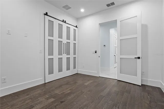 wooden floor in an empty room