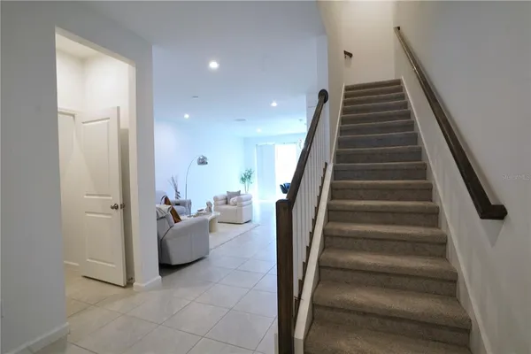 a view of entryway and hall