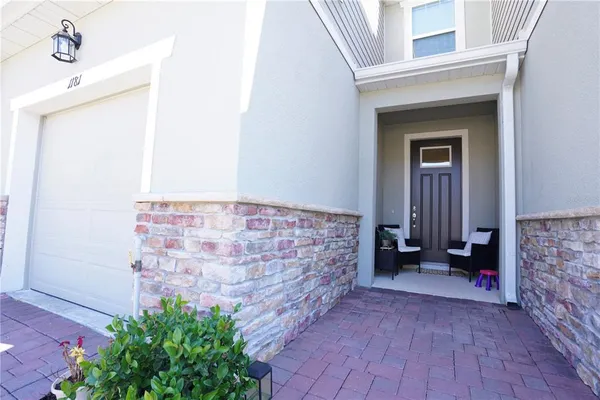 a view of an entryway door