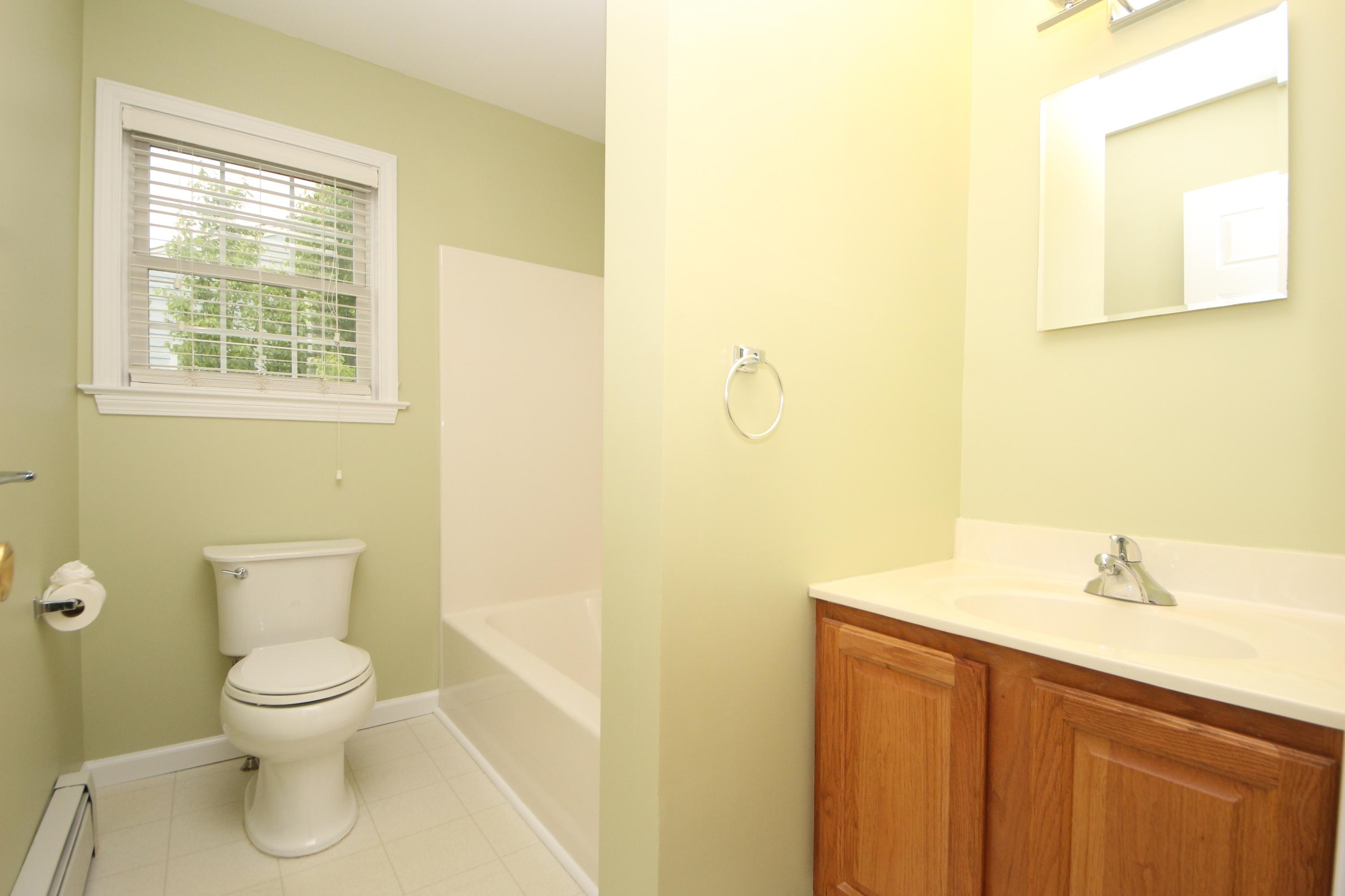 189 Hollow Tree Ridge Road Darien, CT 06820 - Photo 23 of 27 a bathroom with a toilet sink and mirror
